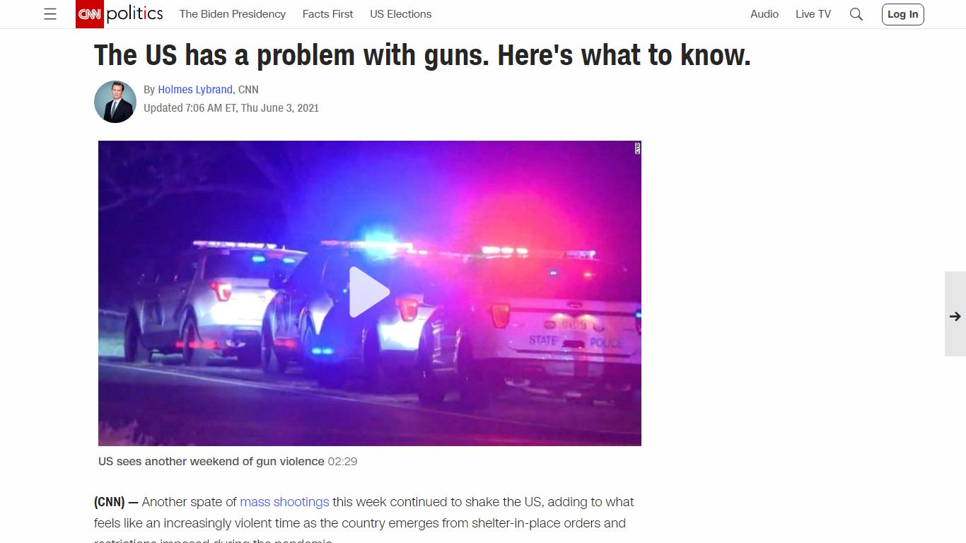The US has a problem with guns. Here’s what to know. - CNN